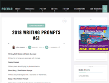 Tablet Screenshot of poewar.com